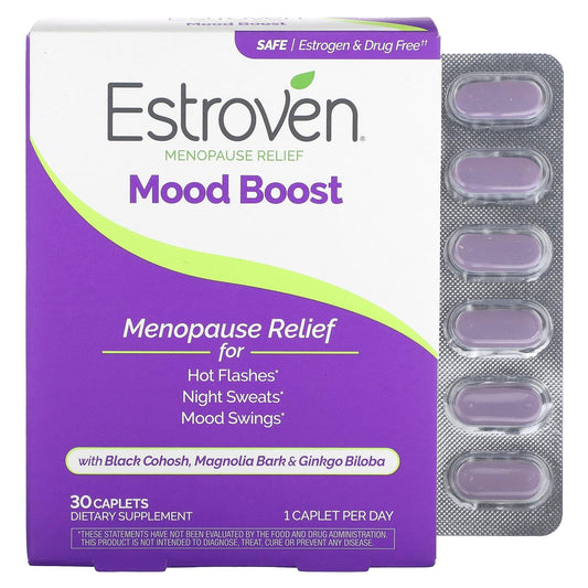 Estroven Menopause Relief, Stress Plus Mood & Memory, Caplets