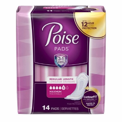 Poise Bladder Control Pad, Case Of 6