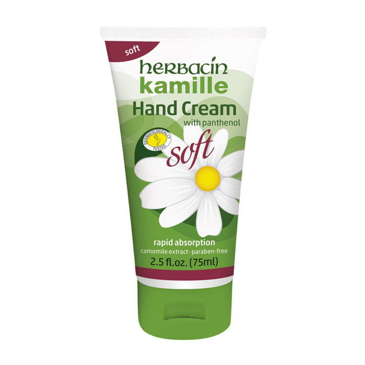 Herbacin Kamille Hand Cream Soft Tube - 2.5oz