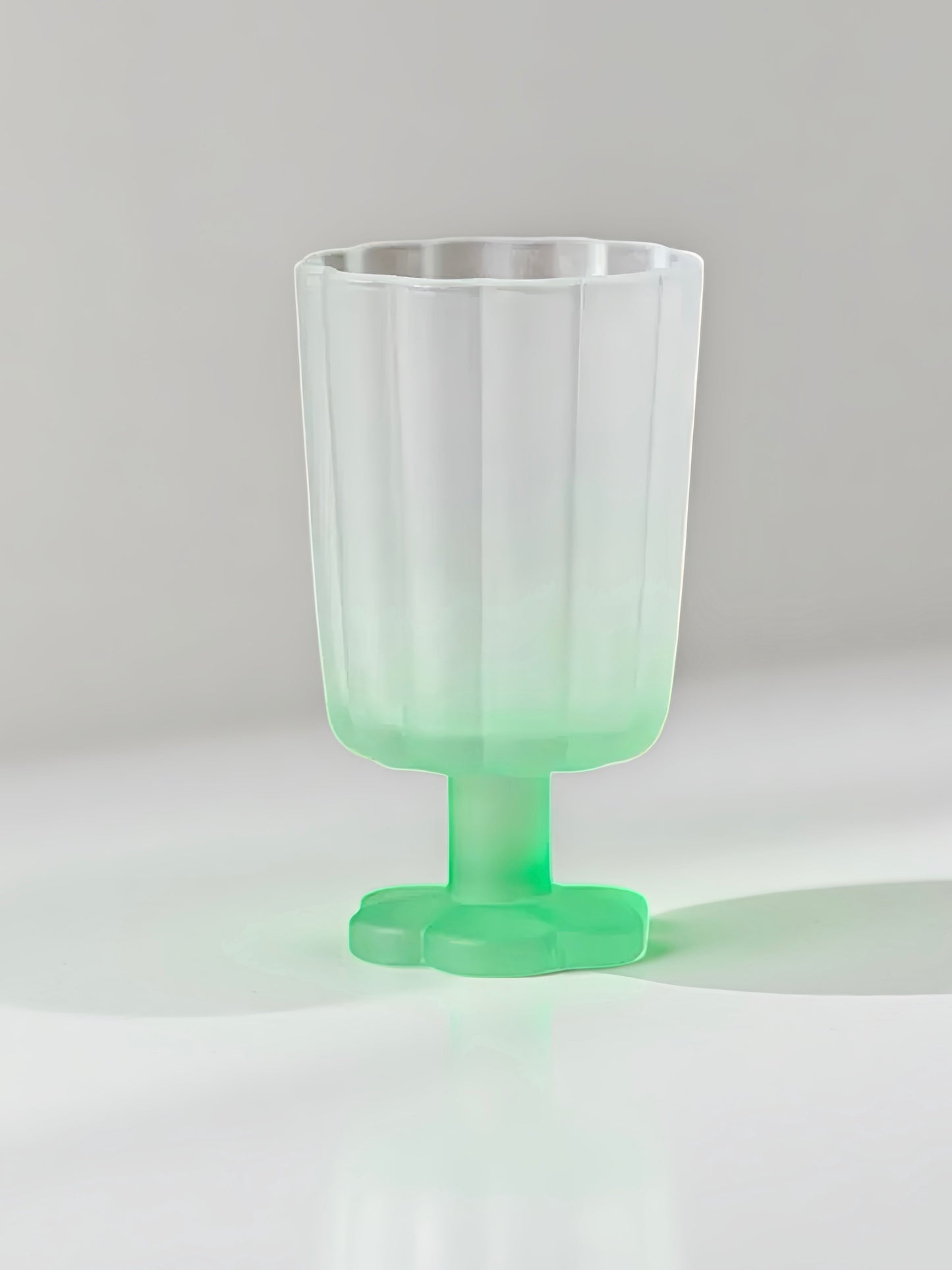 Hand Blown Petal Goblets - Cute Whimsical Colored Wine Glasses