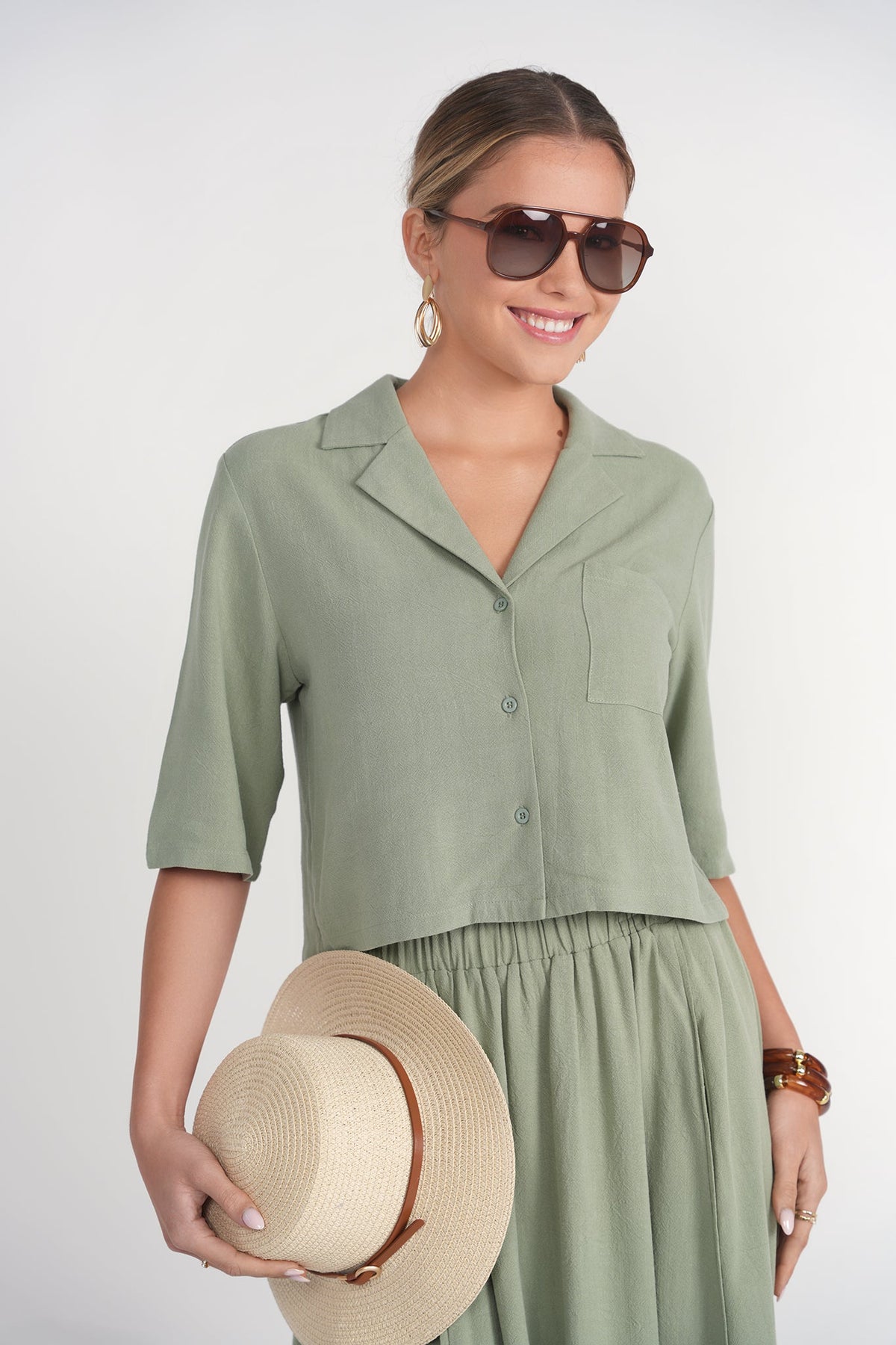 Vacay Top- Green