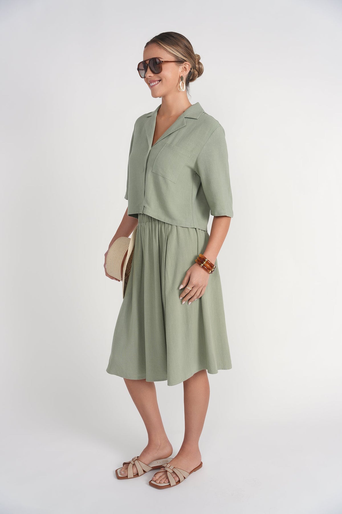 Vacay Top- Green