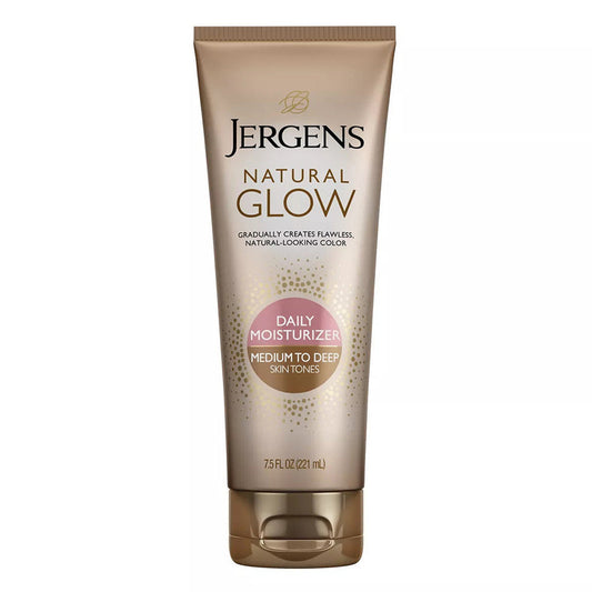 Jergens Natural Glow Daily Moisturizer, Medium To Tan Skin Tones