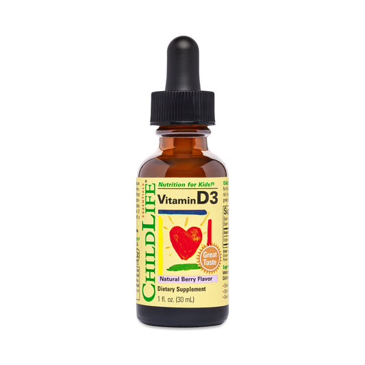 ChildLife Liquid Drops Vitamin D3 Natural Berry Flavor