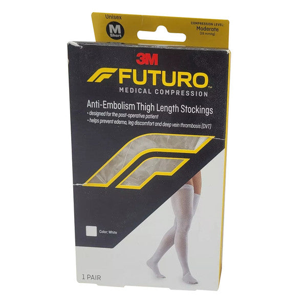 3M Anti-Embolism Thigh High Length Stockings, M, Short
