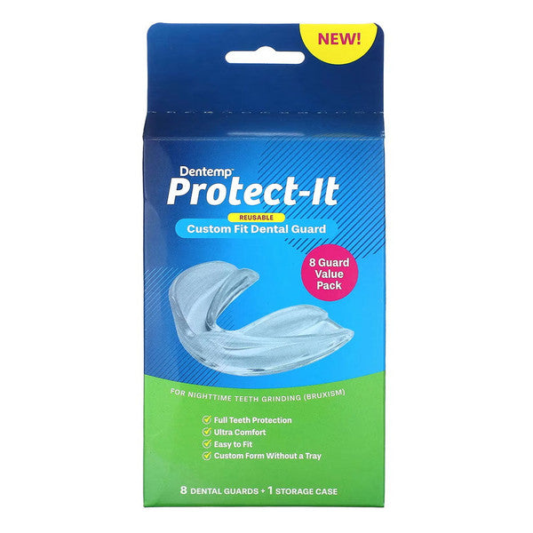 Dentemp Protect-It Reusable Custom Fit Dental Guard - 8 Dental Guards