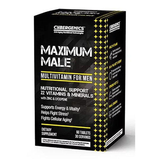 Cybergenics Maximum Male, Multivitamin For Men 60 Tablets