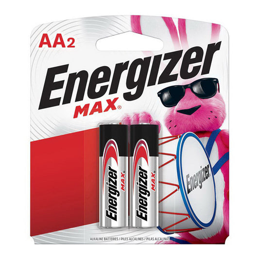 Energizer MAX Alkaline Batteries, 2 Batteries/Pack 2 Batteries/AA Battery