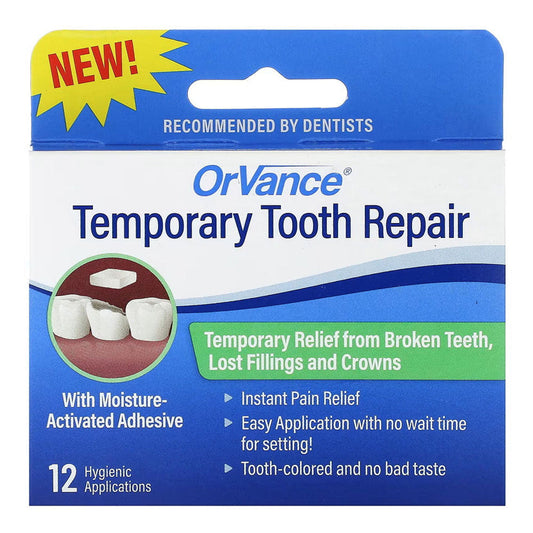 Dentemp Orvance Temporary Tooth Repair - 12 Applications