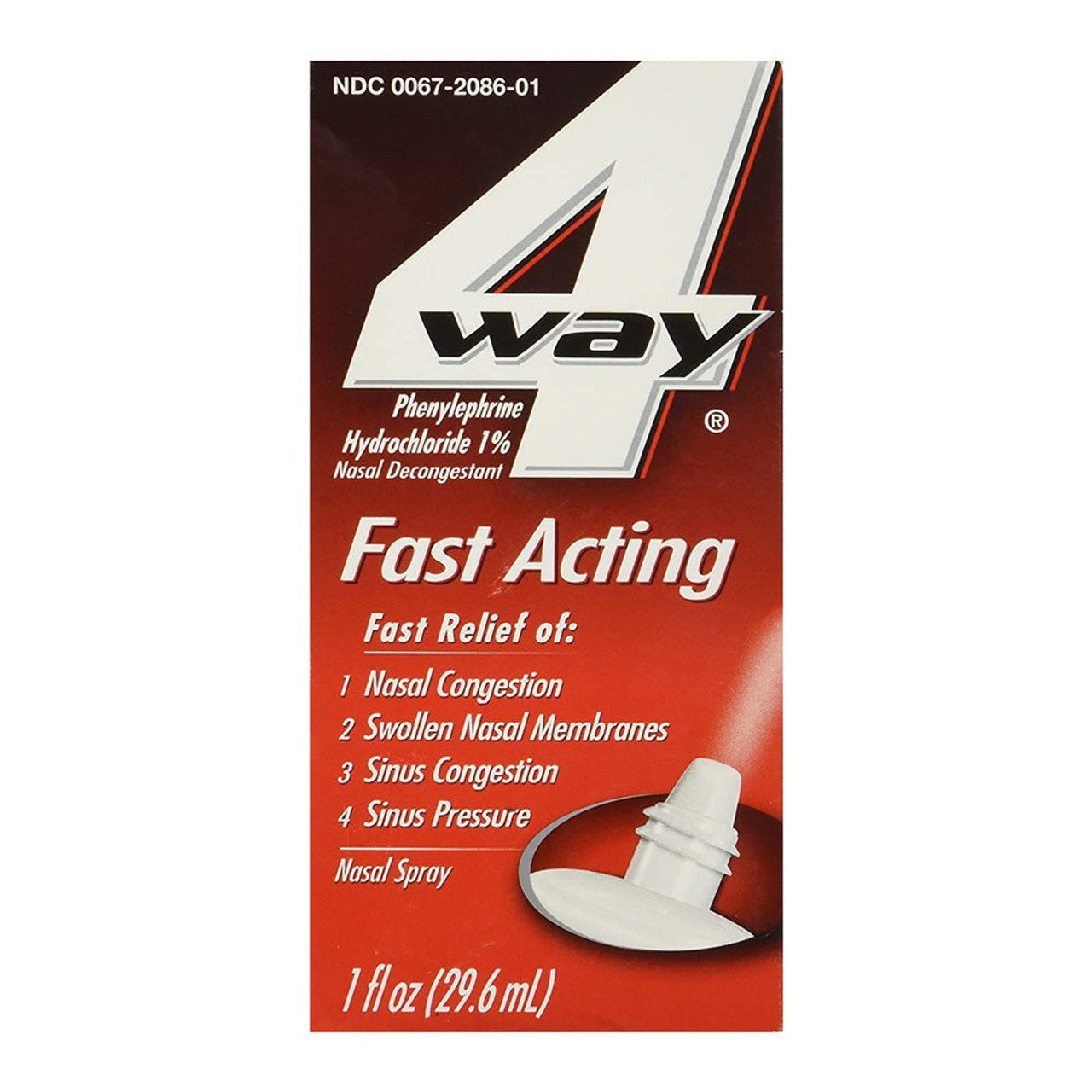 4Way 4 Way Nasal Spray, Fast Acting 1 Oz