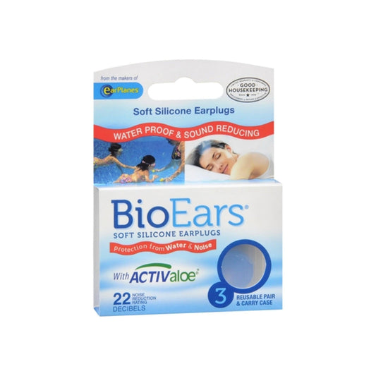 Bio Ears Soft Silicone Earplugs 3 Pairs