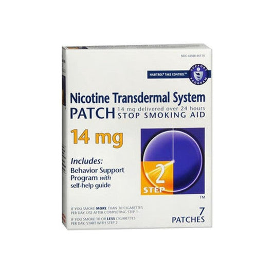 Habitrol Nicotine Transdermal System Patches, 14 Mg, Step 2