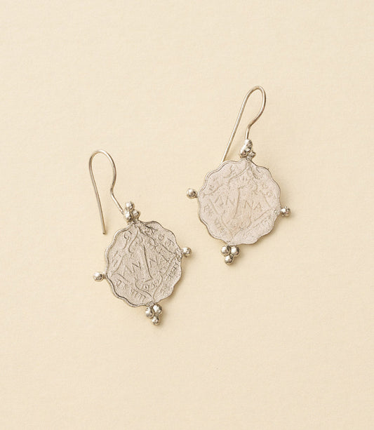 Sikka Coin Drop Earrings