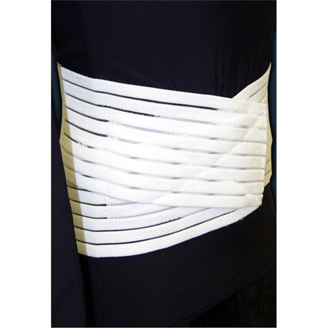 DJO Global 31773000 White DonJoy Lumbar Sacral Support 54 To 62 In. Waist Circumference