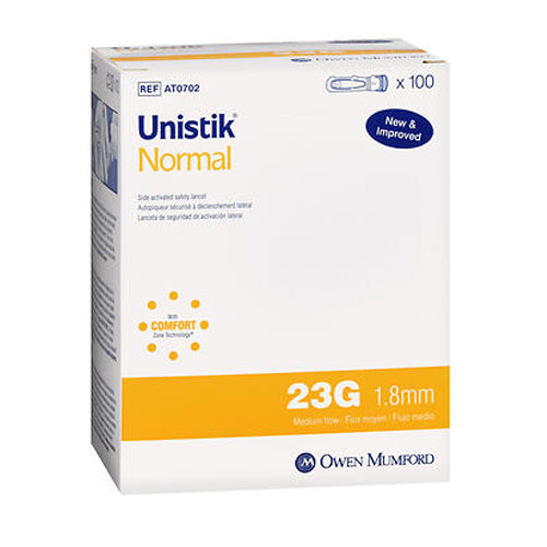 Unistik 3 Normal Lancets 21G 2.4mm