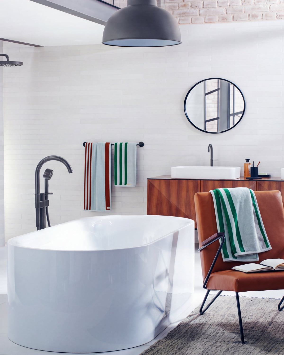 Plush Cotton Reversible Towel - Janus Edge