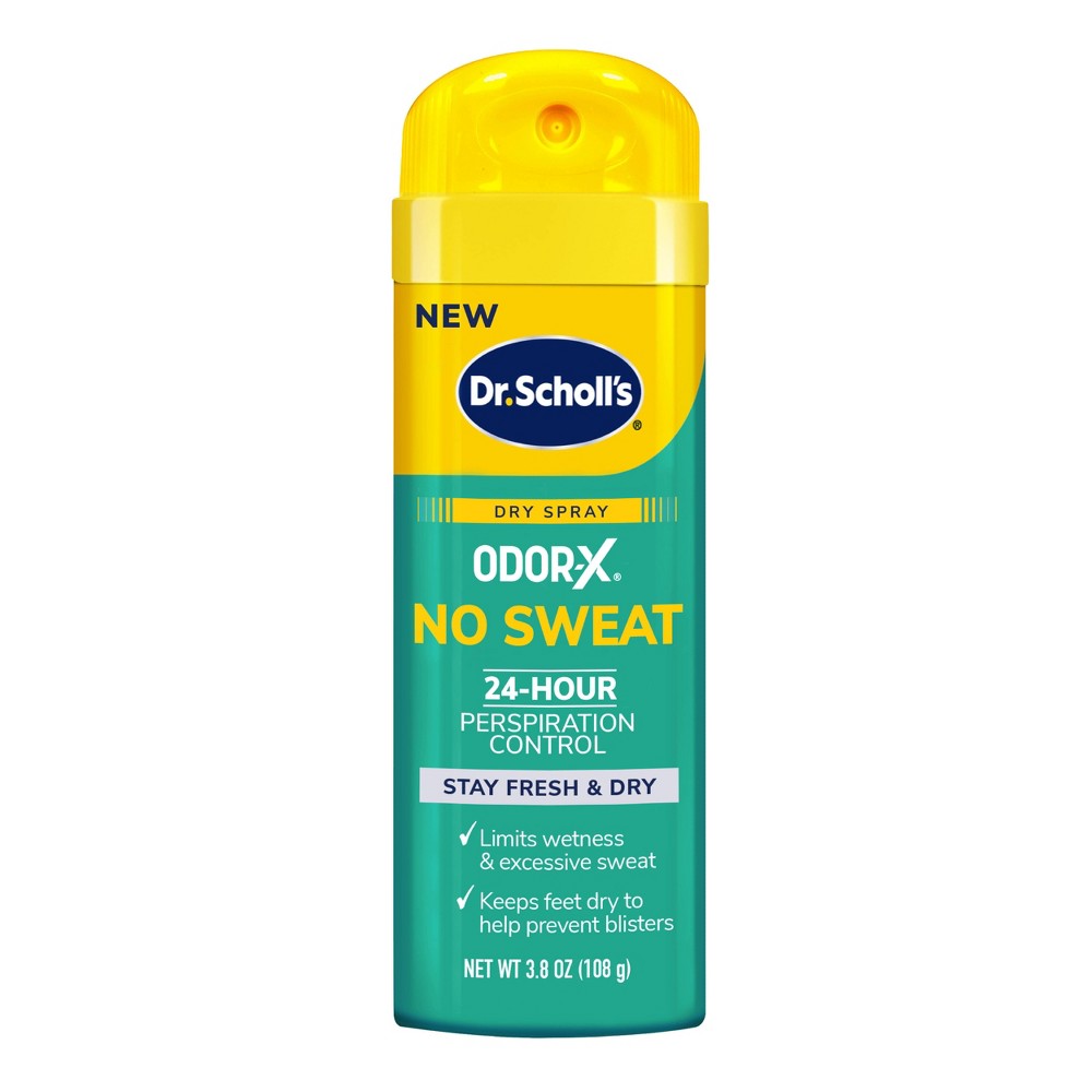 Dr. Scholl's Odor X No Sweat Dry Foot Spray - 3.8oz