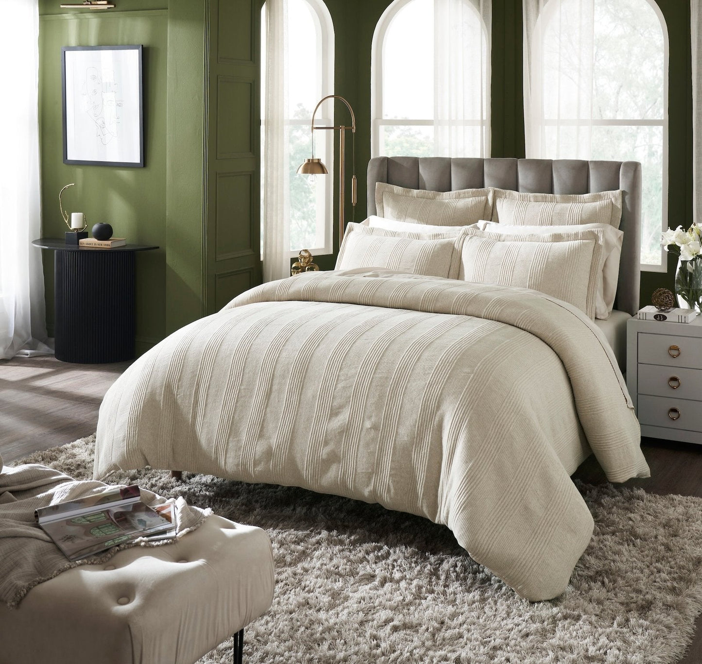 Savoy Quilted Jersey Duvet Cover