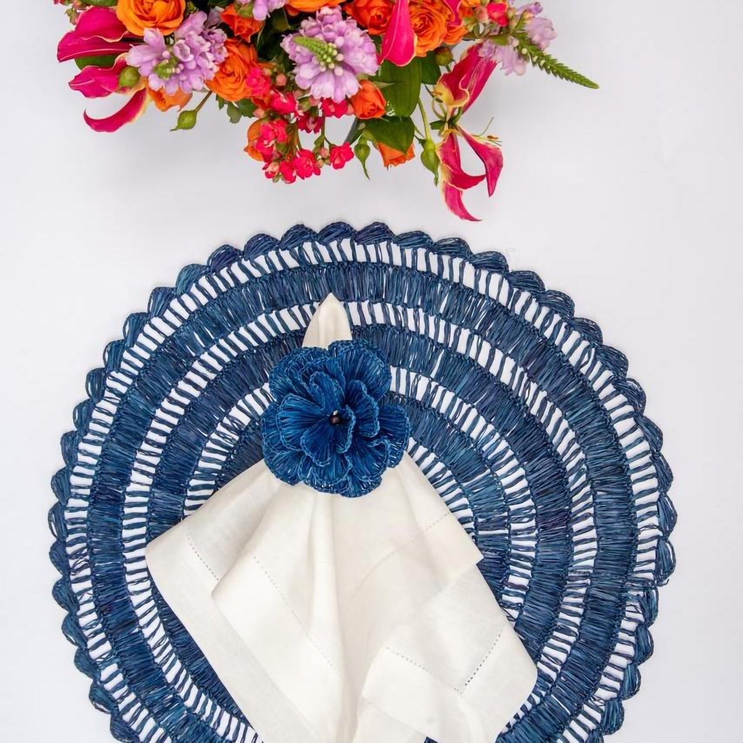S/4 Buriti Flower Napkin Ring