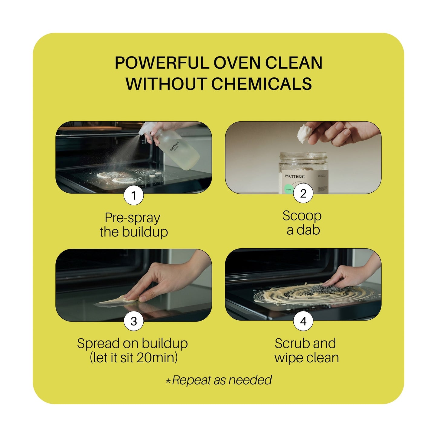 Oven Cleaning Kit - PBP Glass Set (3-piece)