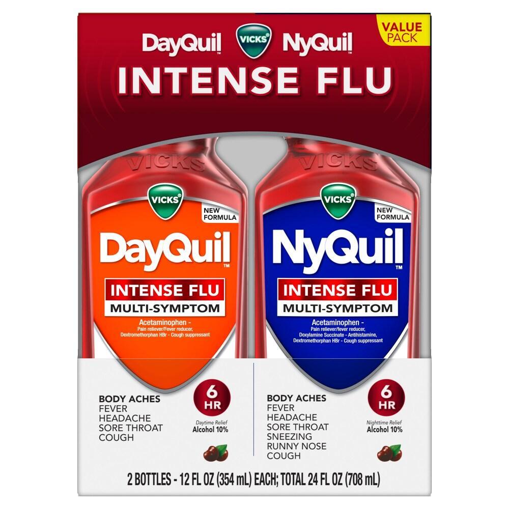 Vicks Intense Flu Multi-Symptom DayQuil And NyQuil
