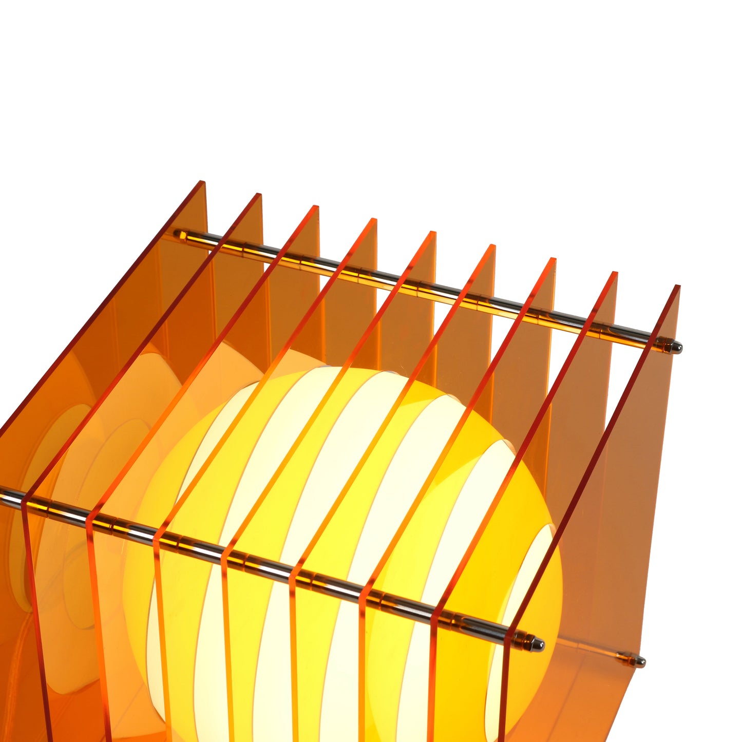 Lớp big square in orange acrylic