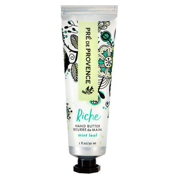 Pre de Provence Riche Hand Butter 1 fl oz (30 ml) - Mint Leaf