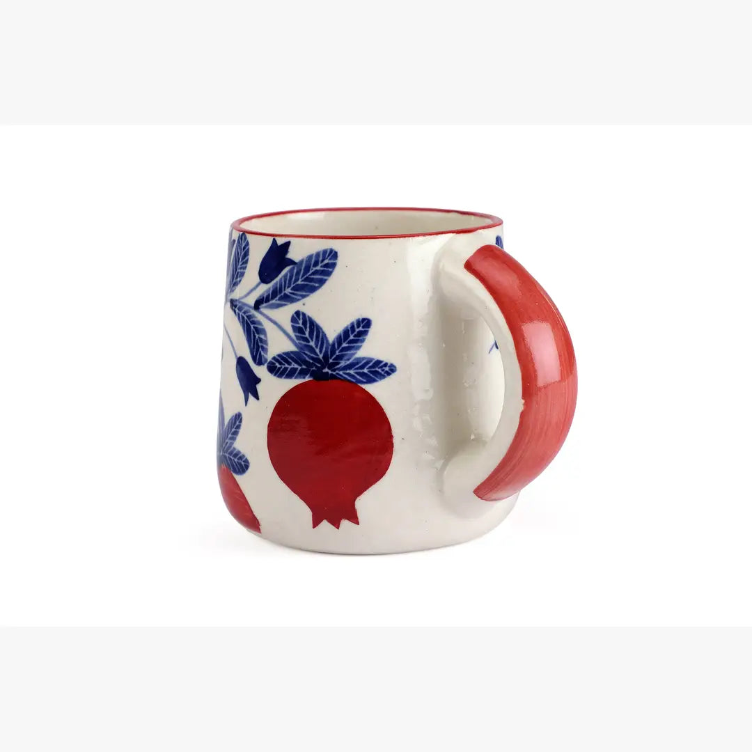 Anaar Coffee Mug- Red ,  3.5 X 3 Inches ( Set of 4 )