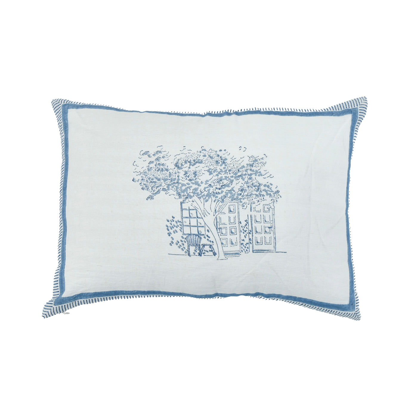 The Archive Cushion - Hand Block Printed Cushion Cover