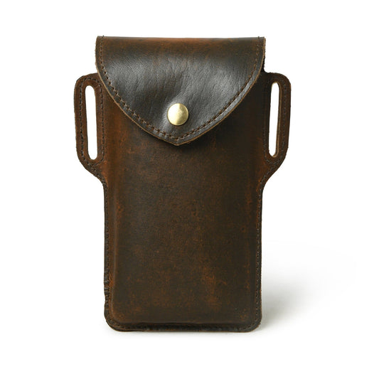 Mobile Holster Case- Dark Brown - Osadia Concept Store