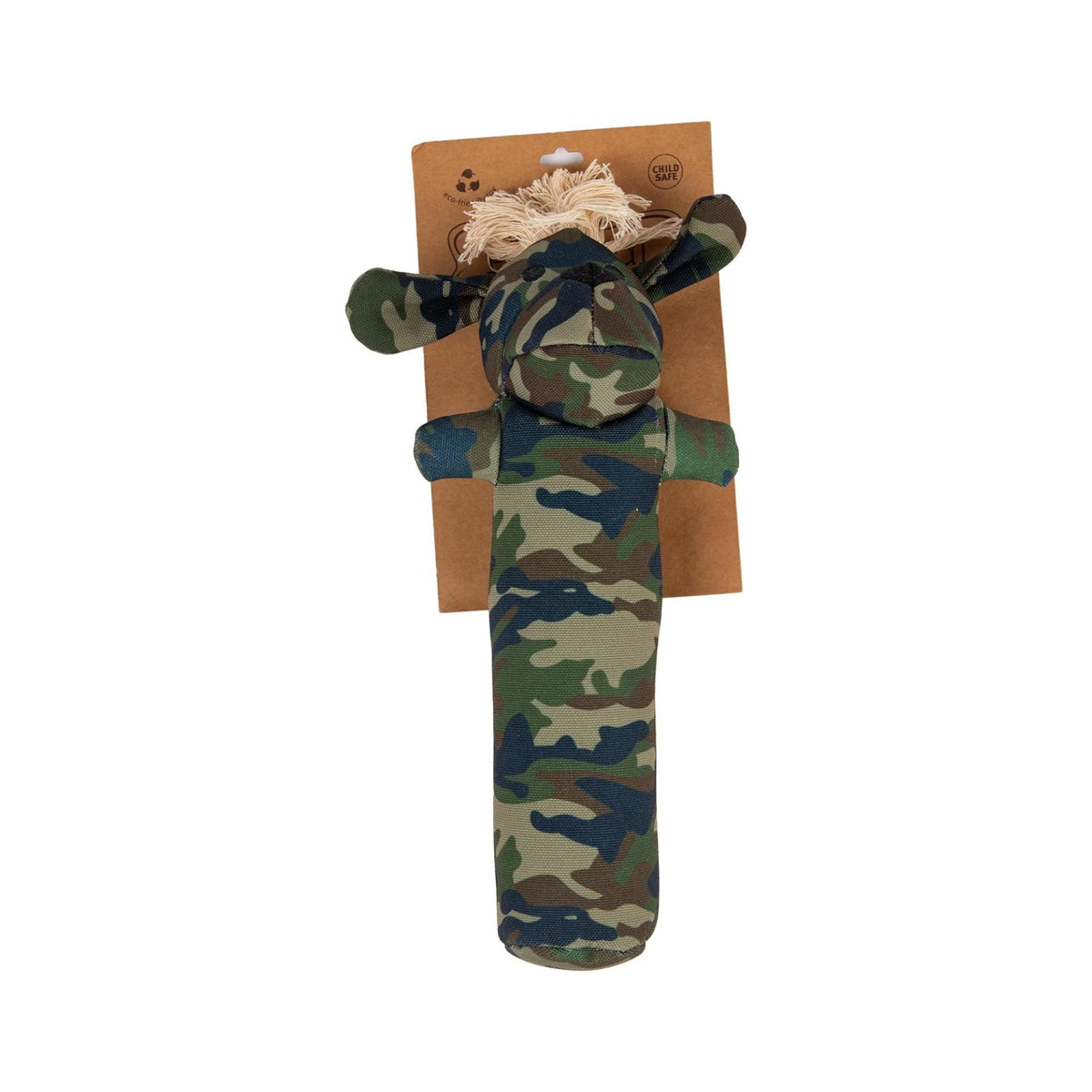 Squeaky Dog Chew Toy – Natural Cotton Canvas – Sarg