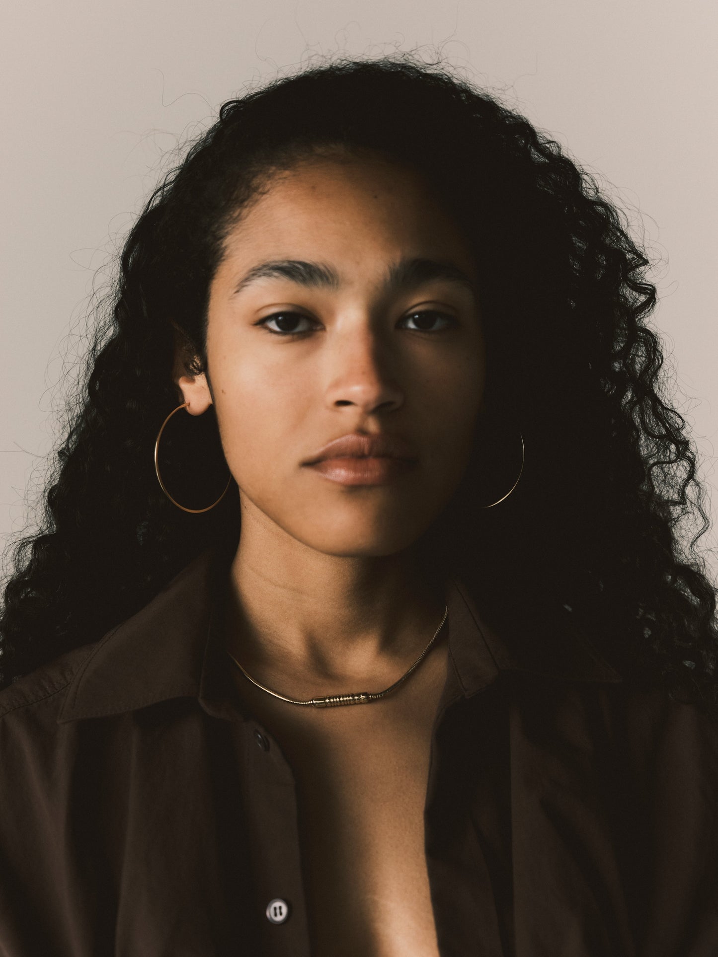 Maddie Large Thin Hoop Earrings