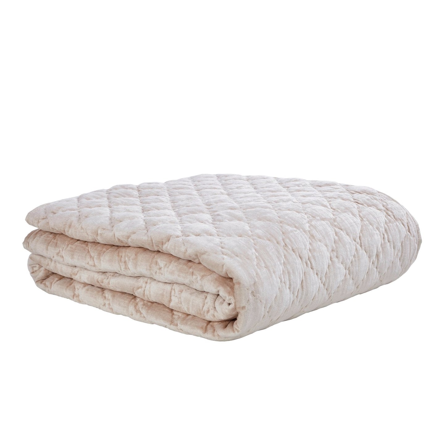 Clermont Diamond Velvet Quilt