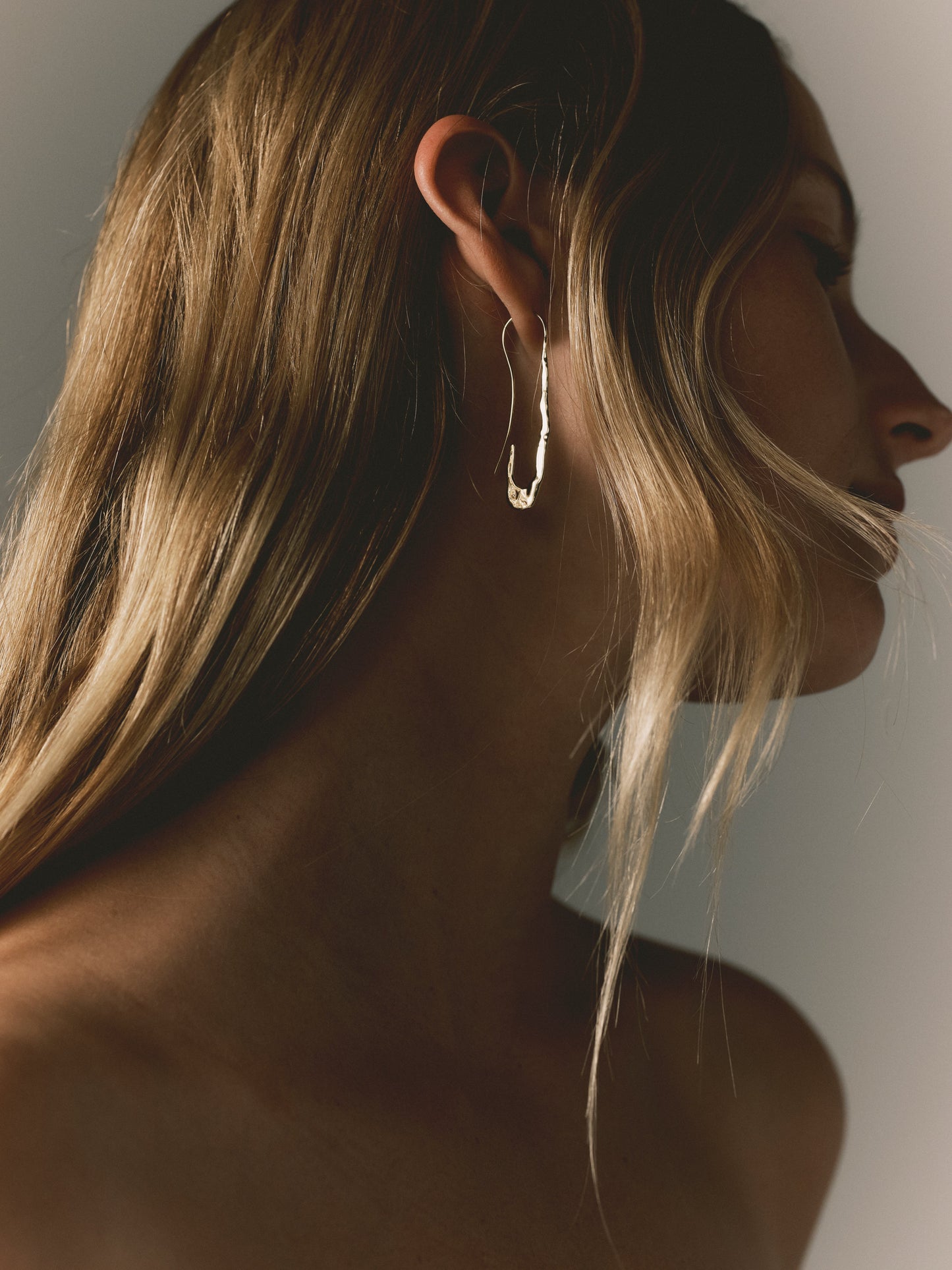 Sophia Large Paperclip Earrings