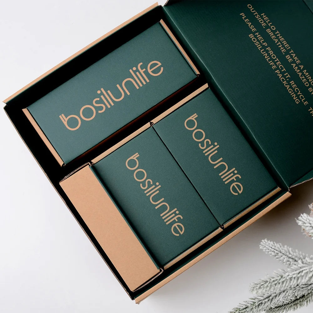 BosilunLife Nordic Bath Foaming Bathroom Set 3-Piece Recycled RebornClay™