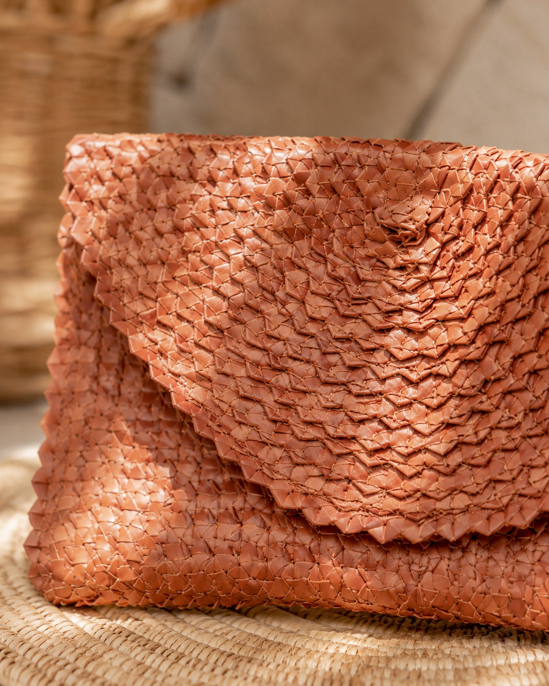 Rattan Clutch