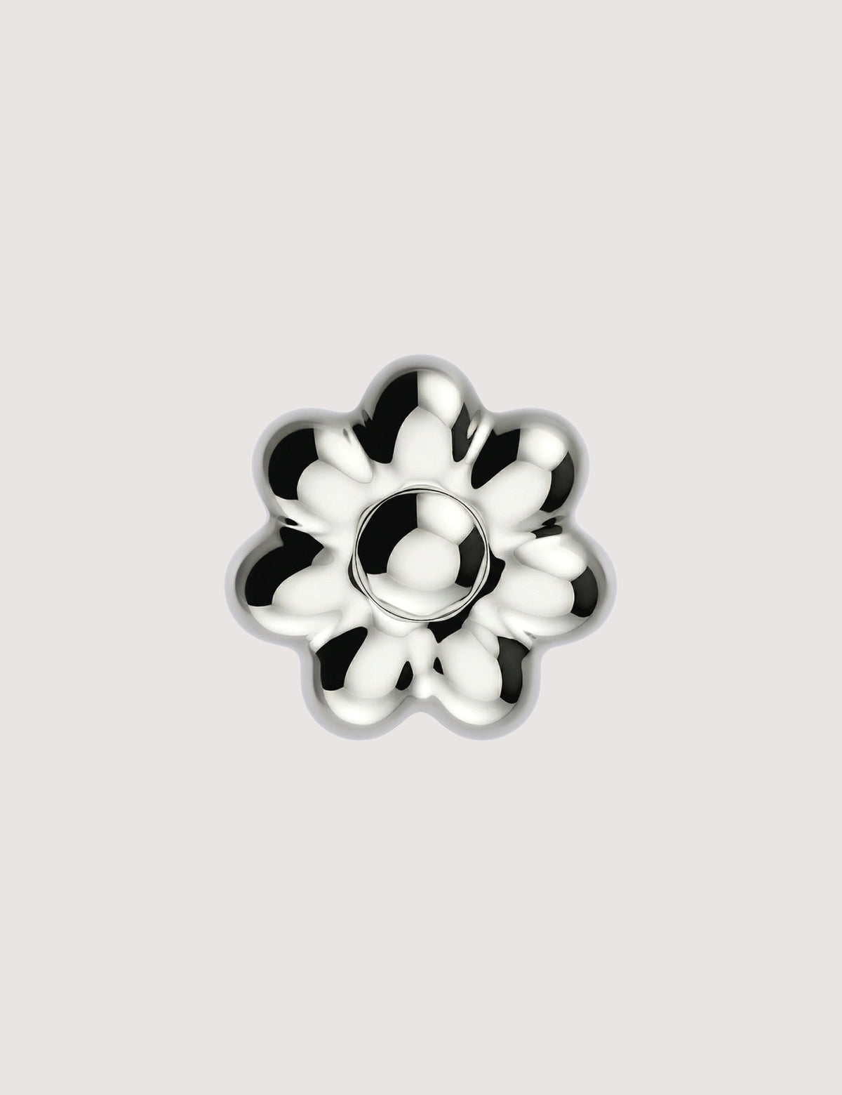 Flower Objet (Chrome Silver)