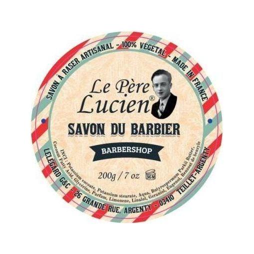 Le Pere Lucien Italian Barbershop Shaving Soap Steel Box 200G