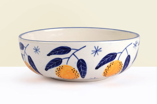 Italian Lemon Bowl, yellow - 2.5x7 Inches ( Set of 2 )