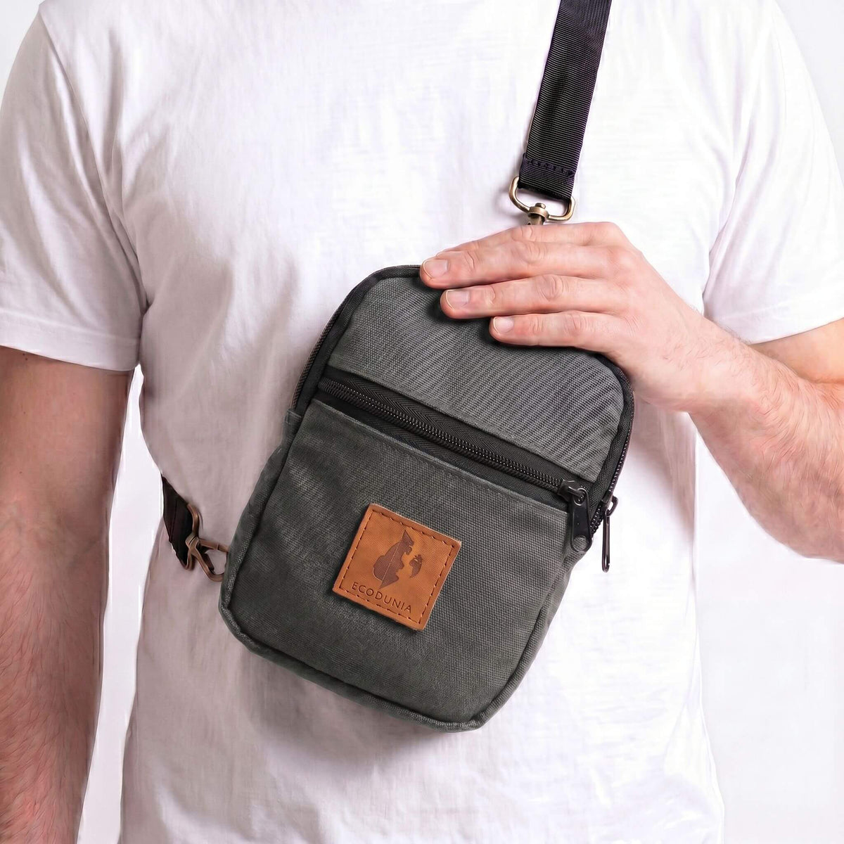 Convertible Canvas Crossbody Sling Bag 1L | Rozi