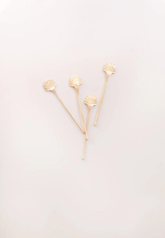 S/4 Seashell Stirrers - Small