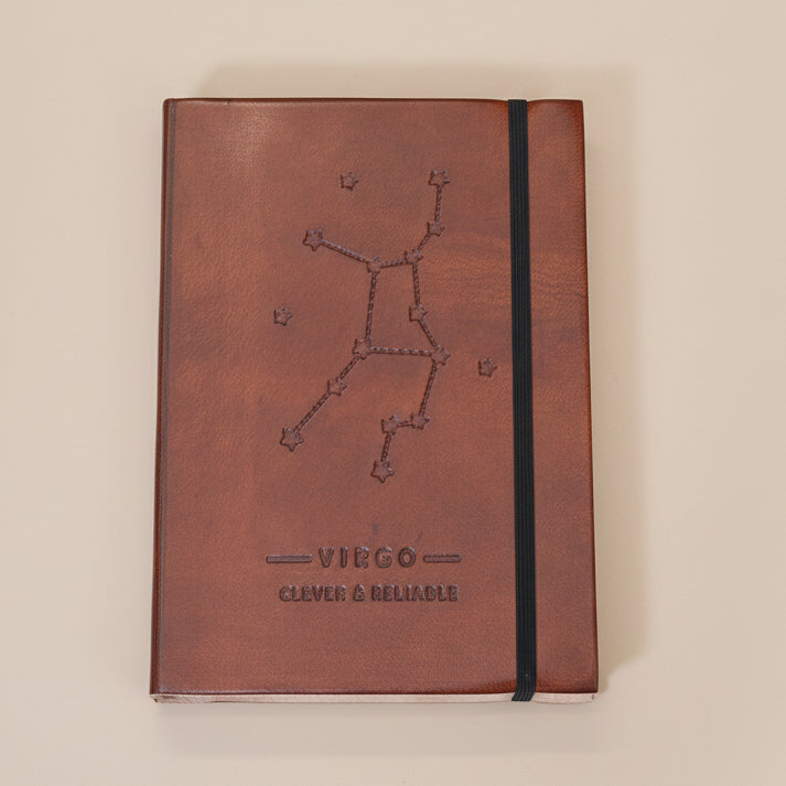 Astrology Zodiac Handmade Leather Journal