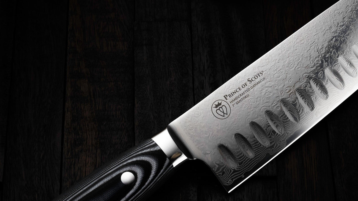 7 Inch Damascus Santoku Knife - Osadia Concept Store