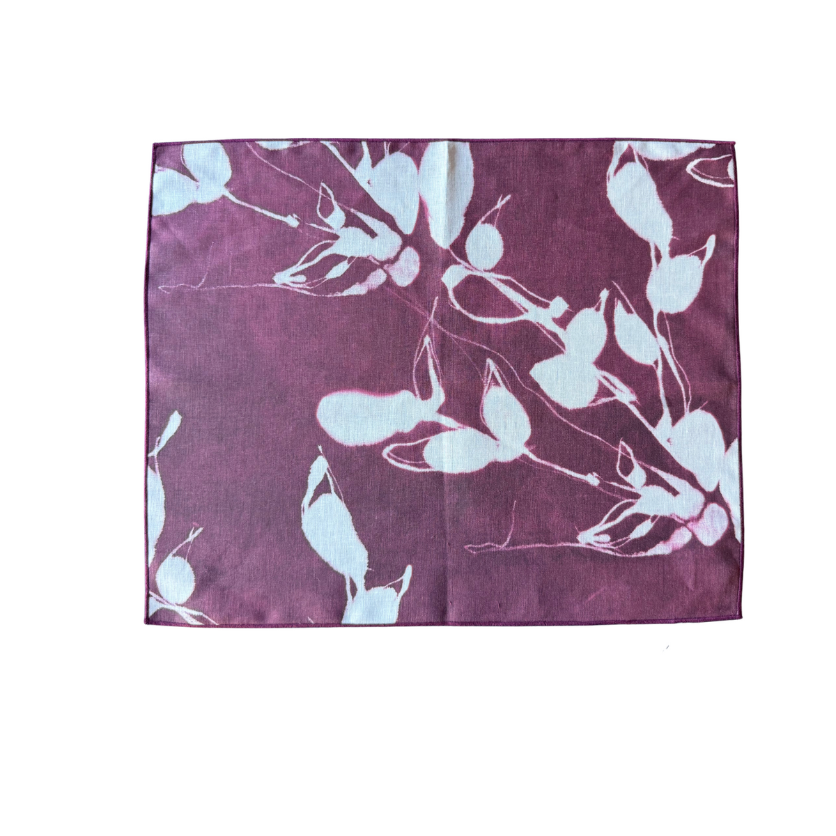 S/4 Porto Print in Aubergine Placemat