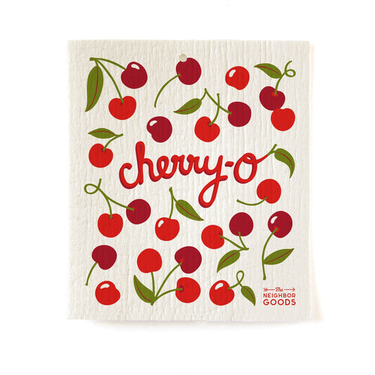 Cherry Sponge Cloth