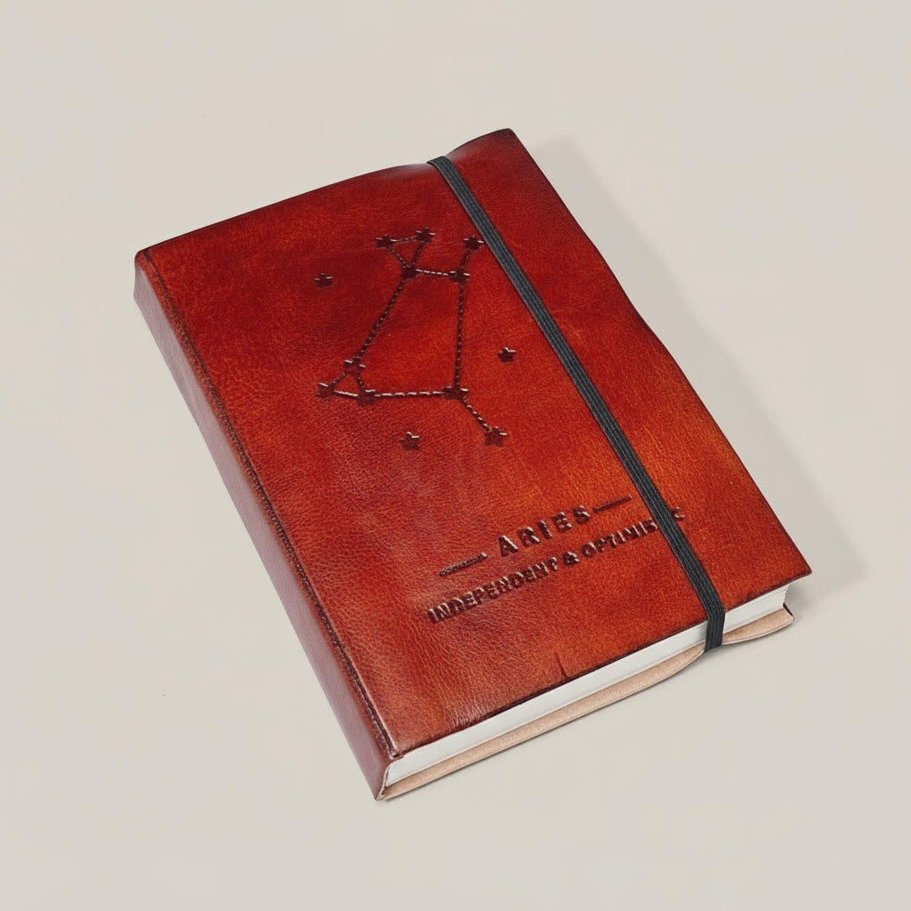 Astrology Zodiac Handmade Leather Journal