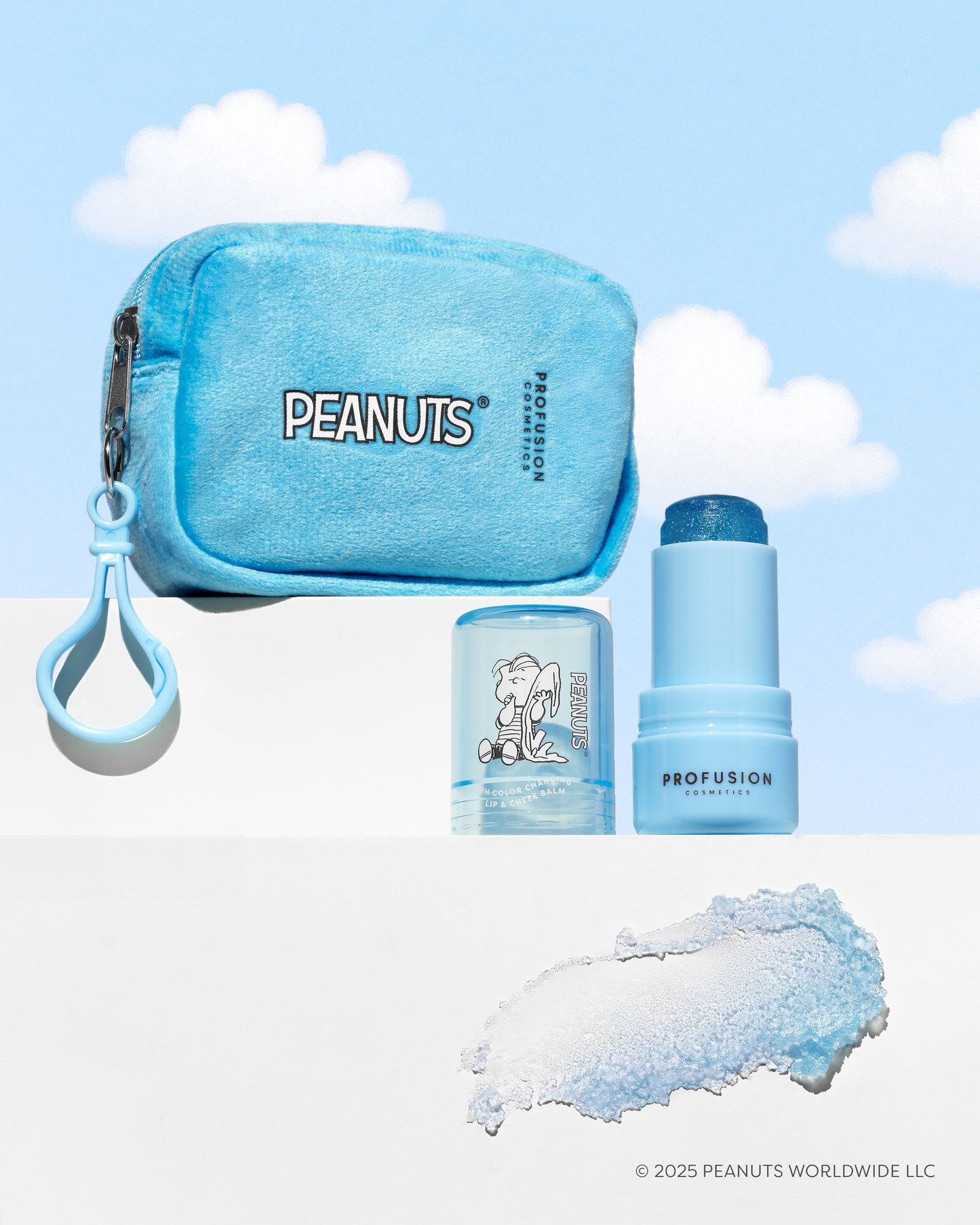 Peanuts 75th | Linus’s Cozy Tint PH Color Changing Balm & Security Blanket Pouch - Osadia Concept Store