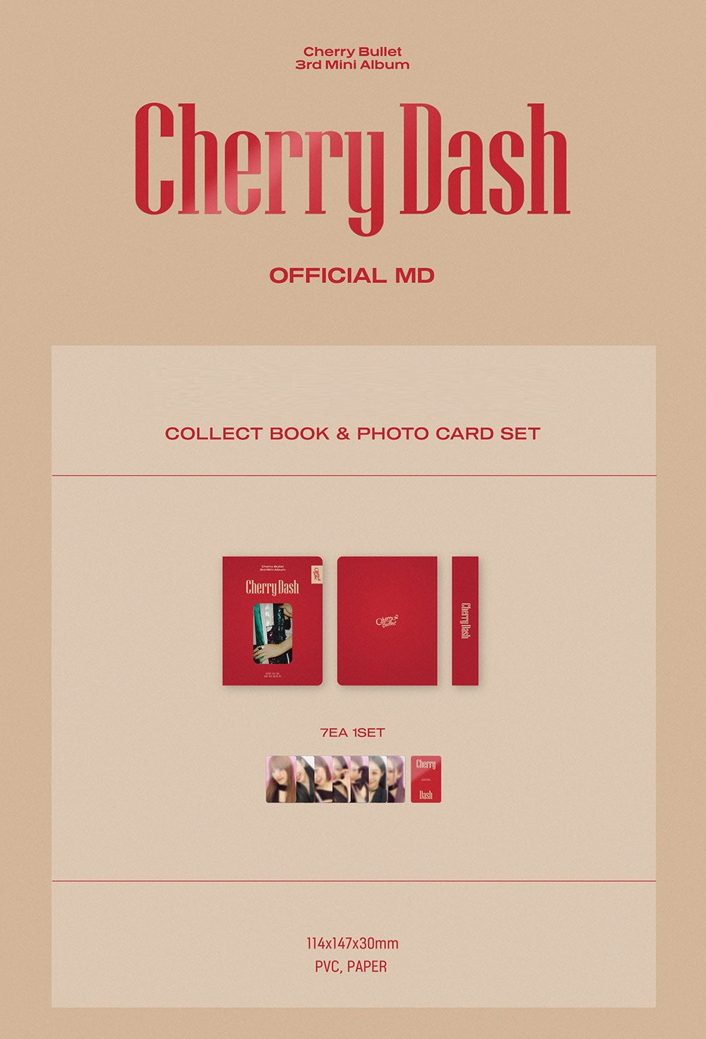 Cherry Bullet 3rd Mini Album - Cherry Dash Official Merch