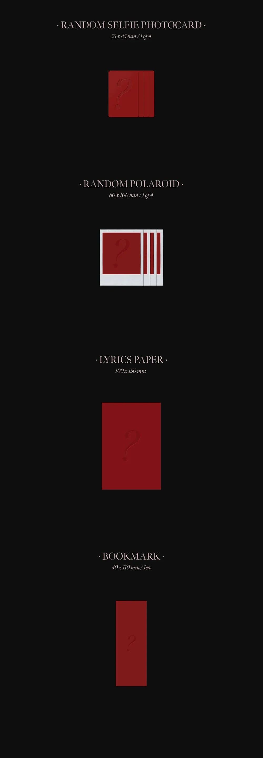 BLACKPINK Jisoo 1st Single Album
