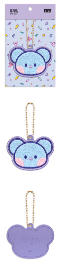 BTS x BT21 Minini Boucle Keyring